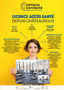 campus connecté de Châteauroux. Licence accès santé.