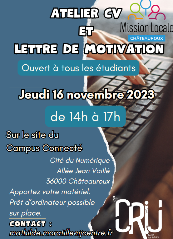 ecocampus atelier CV et lettre de motivation