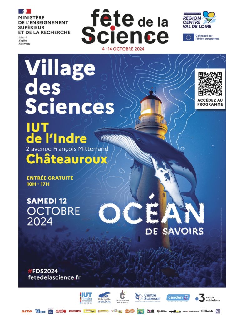 Fête de la Science IUT de Châteauroux le samedi 12 Octobre 2024