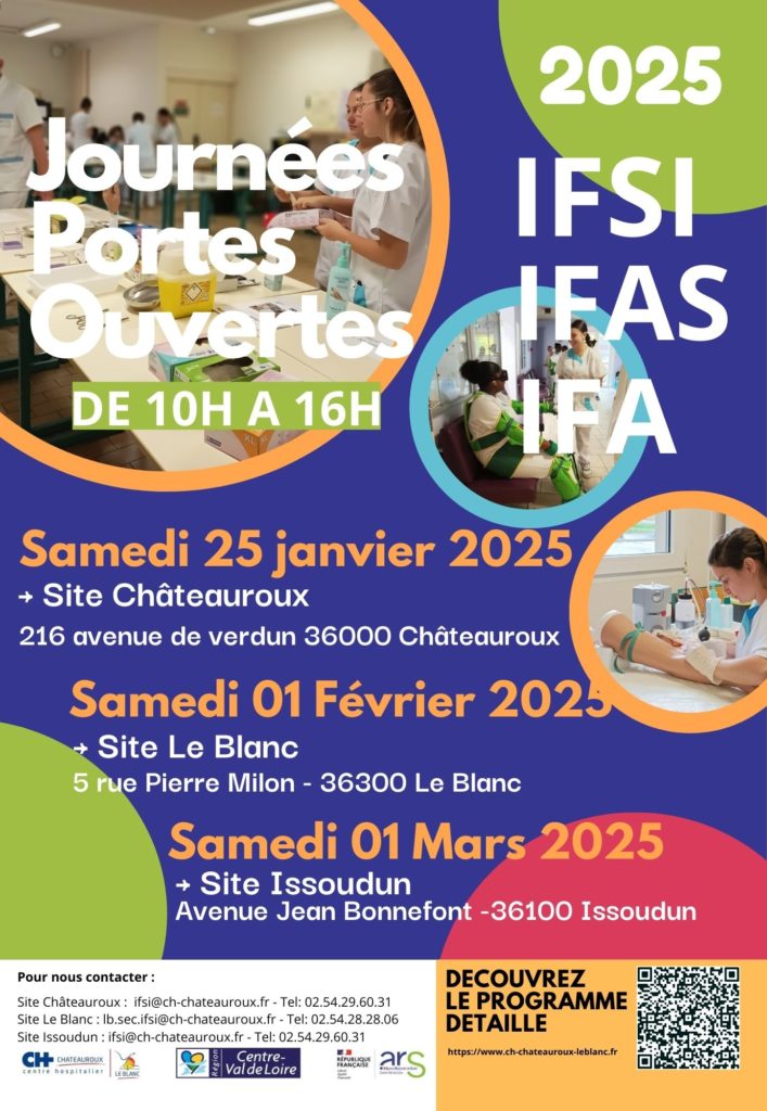 Affiche journées portes ouvertes IFSI