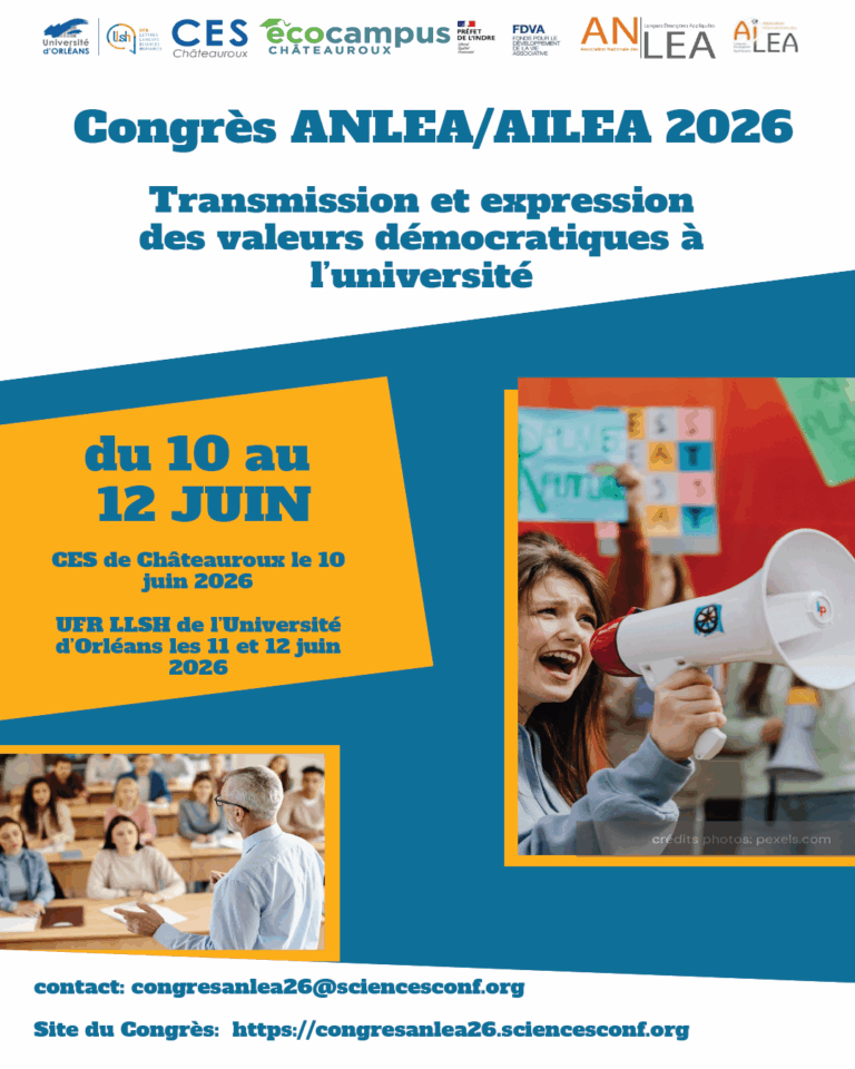 congrès ANLEA/AILEA 2026