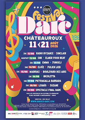 Programme Festival Darc Châteauroux 2026